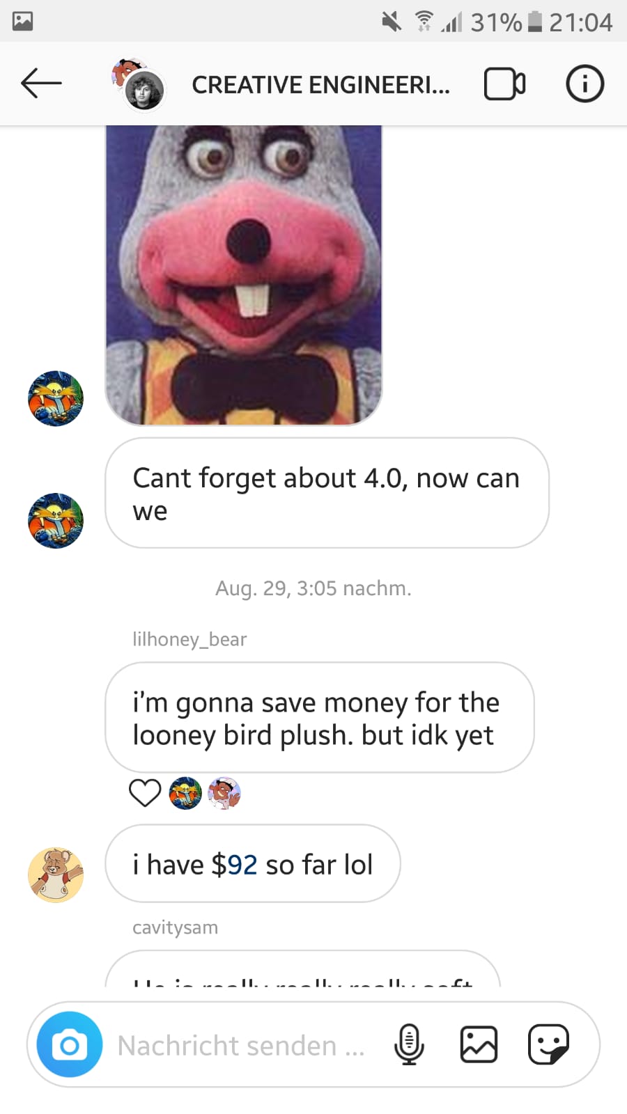 typical chat